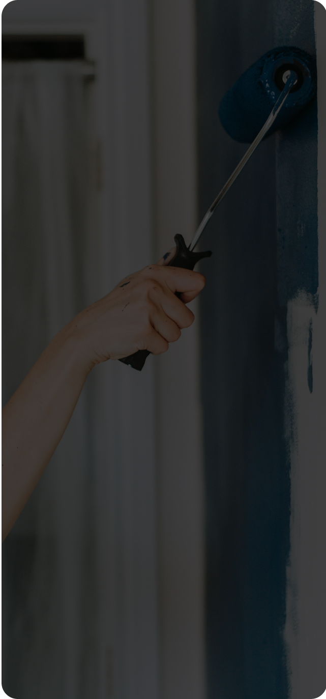 팔꿈치를 올린 상태의 작업